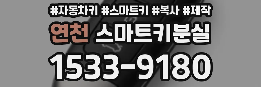 연천 스마트키분실