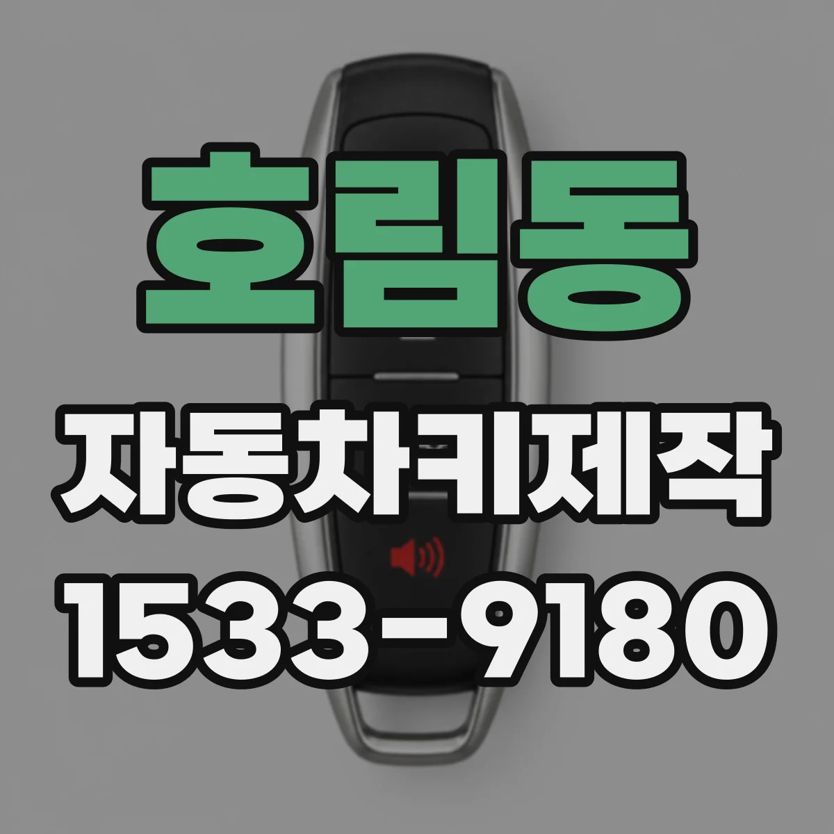 호림동 자동차키제작