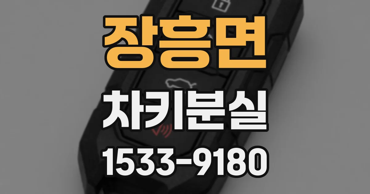 장흥면 차키분실