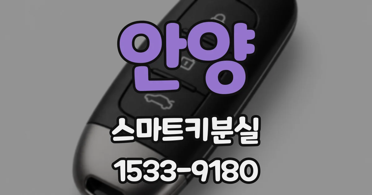 안양 스마트키분실