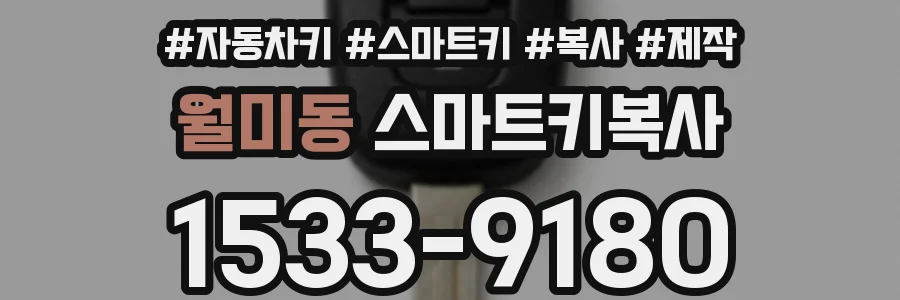월미동 스마트키복사