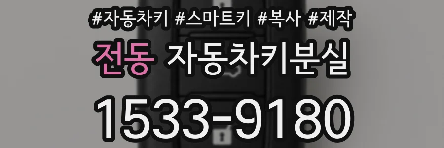 전동 자동차키분실