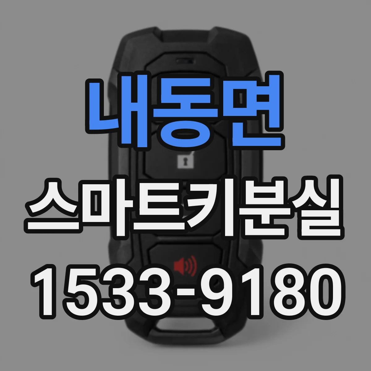 내동면 스마트키분실