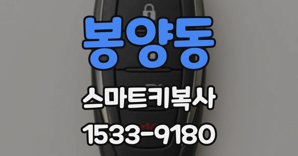 봉양동 스마트키복사