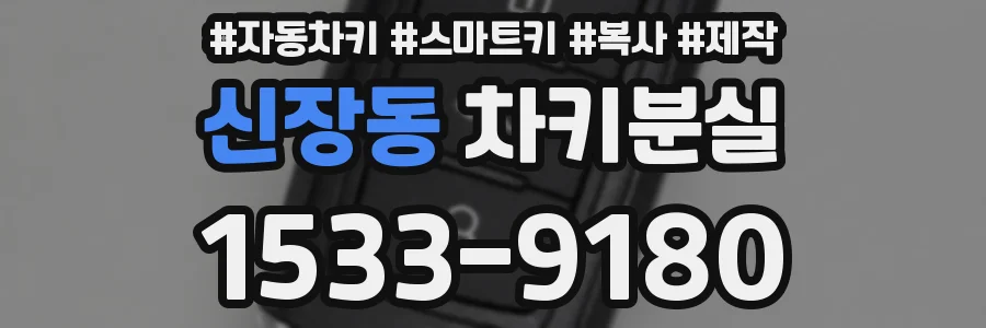 신장동 차키분실