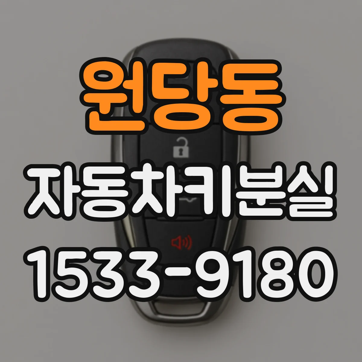 원당동 자동차키분실