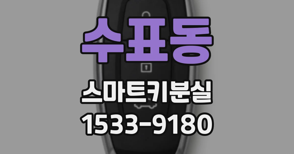 수표동 스마트키분실