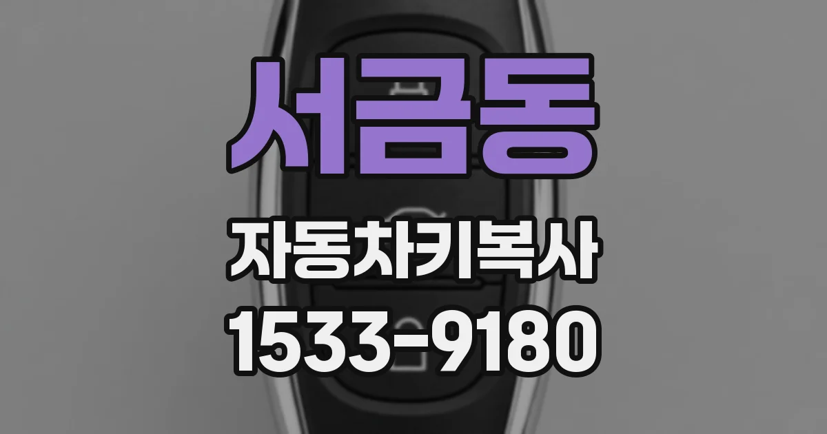 서금동 자동차키복사