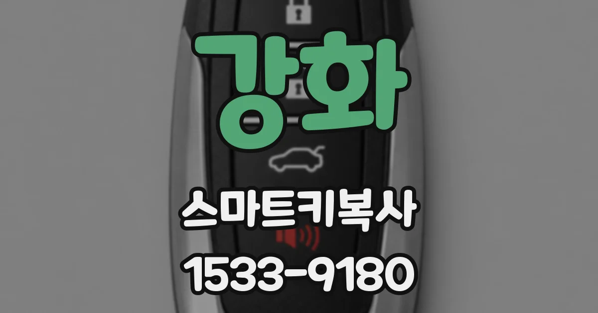 강화 스마트키복사
