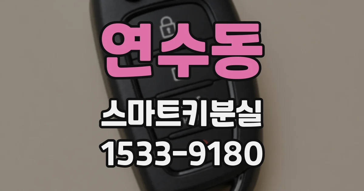 연수동 스마트키분실