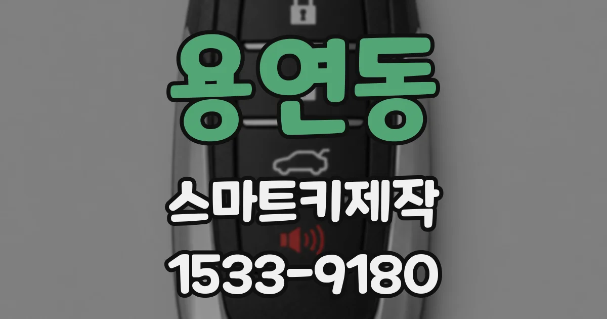 용연동 스마트키제작
