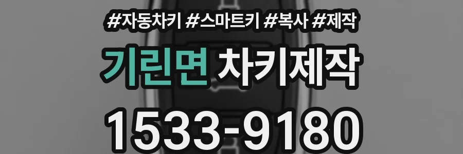 기린면 차키제작