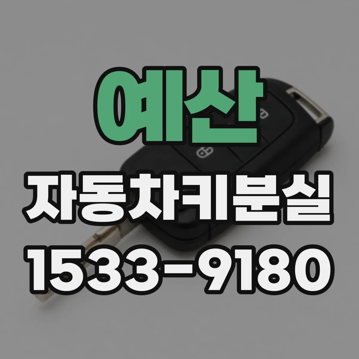 예산 자동차키분실