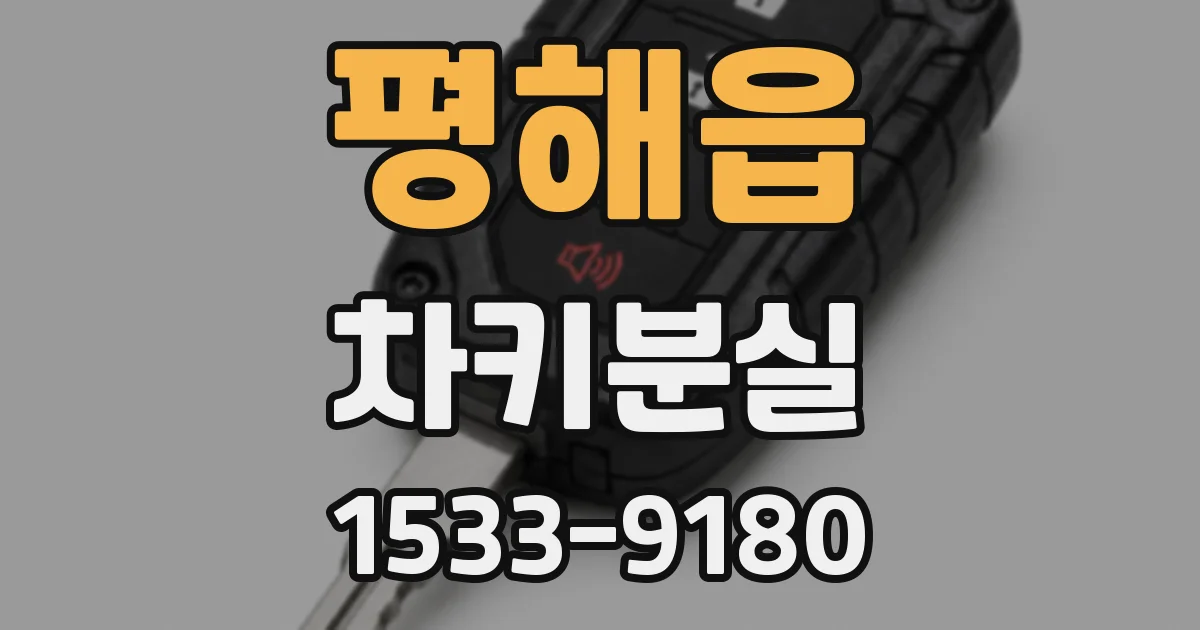 평해읍 차키분실