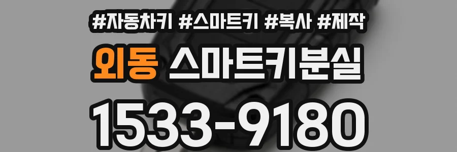 외동 스마트키분실