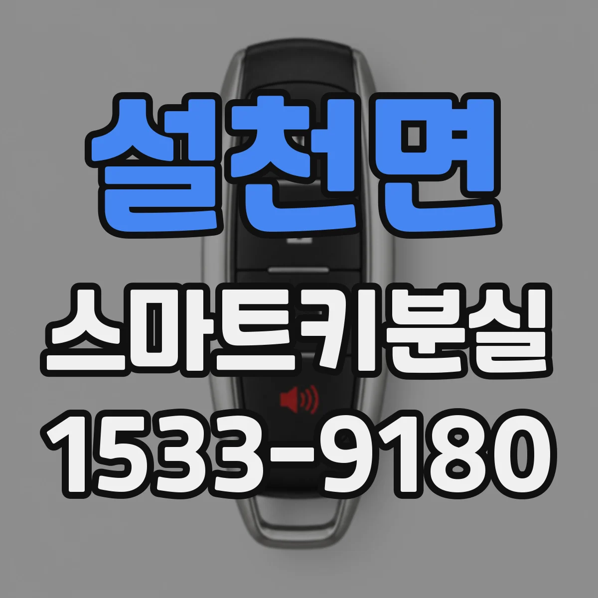 설천면 스마트키분실