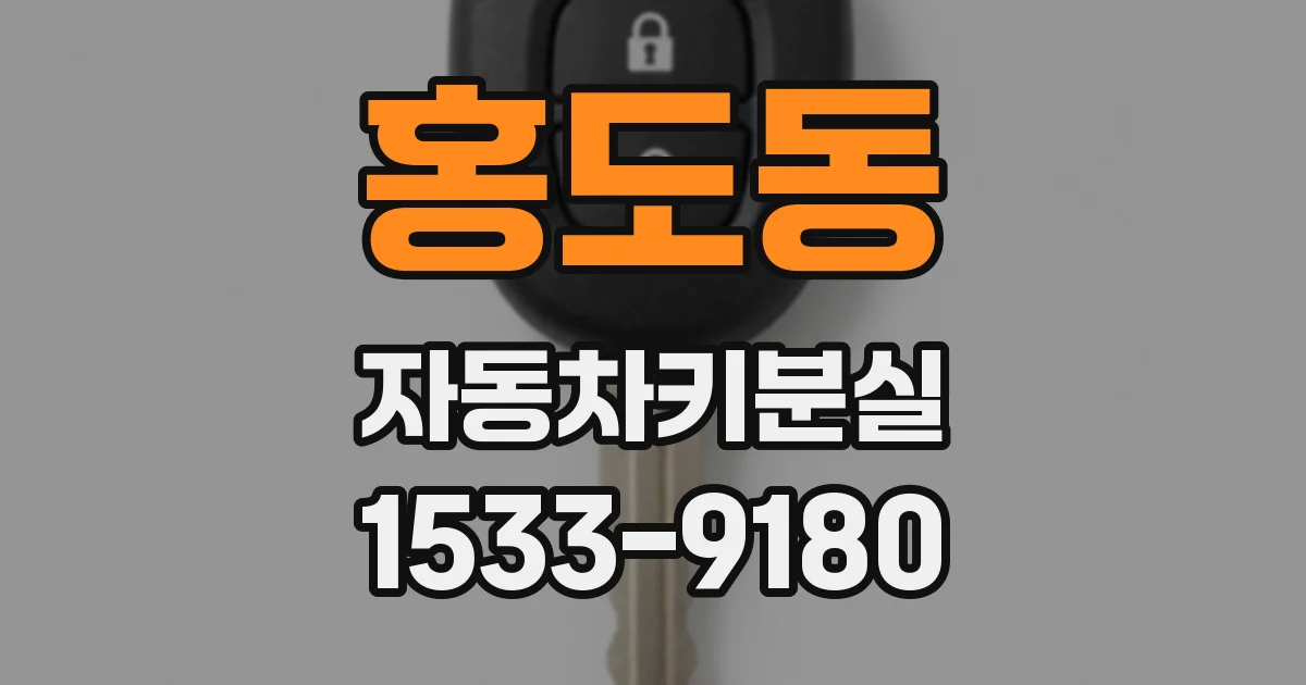 홍도동 자동차키분실