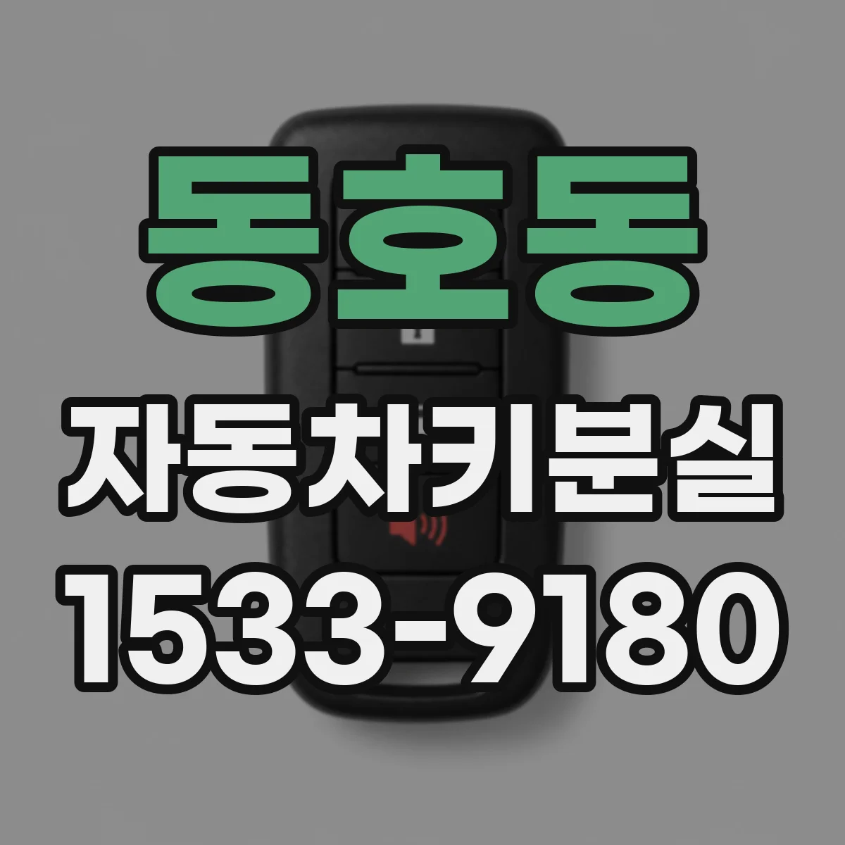 동호동 자동차키분실
