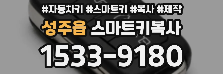 성주읍 스마트키복사