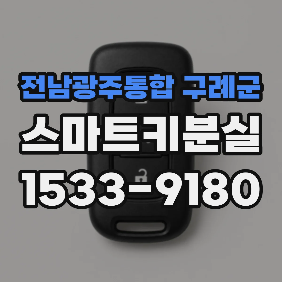 전남광주통합 구례군 스마트키분실