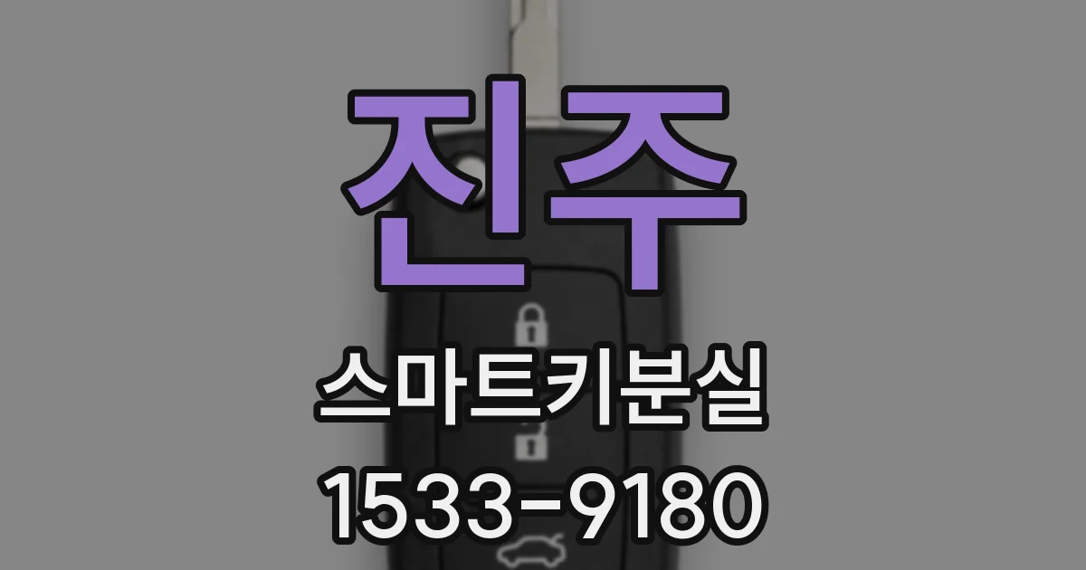 진주 스마트키분실