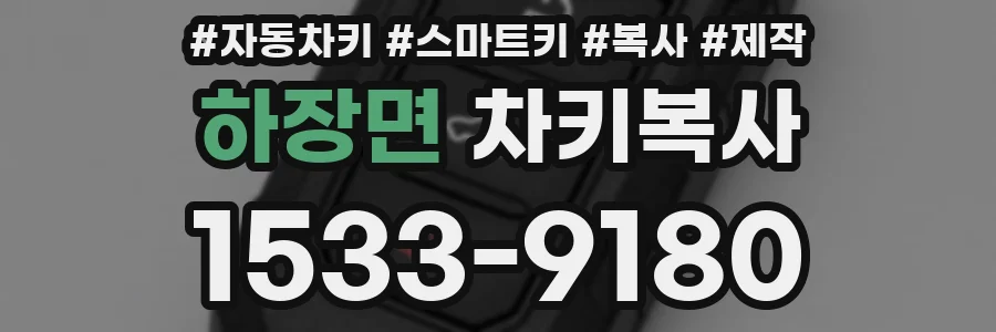하장면 차키복사