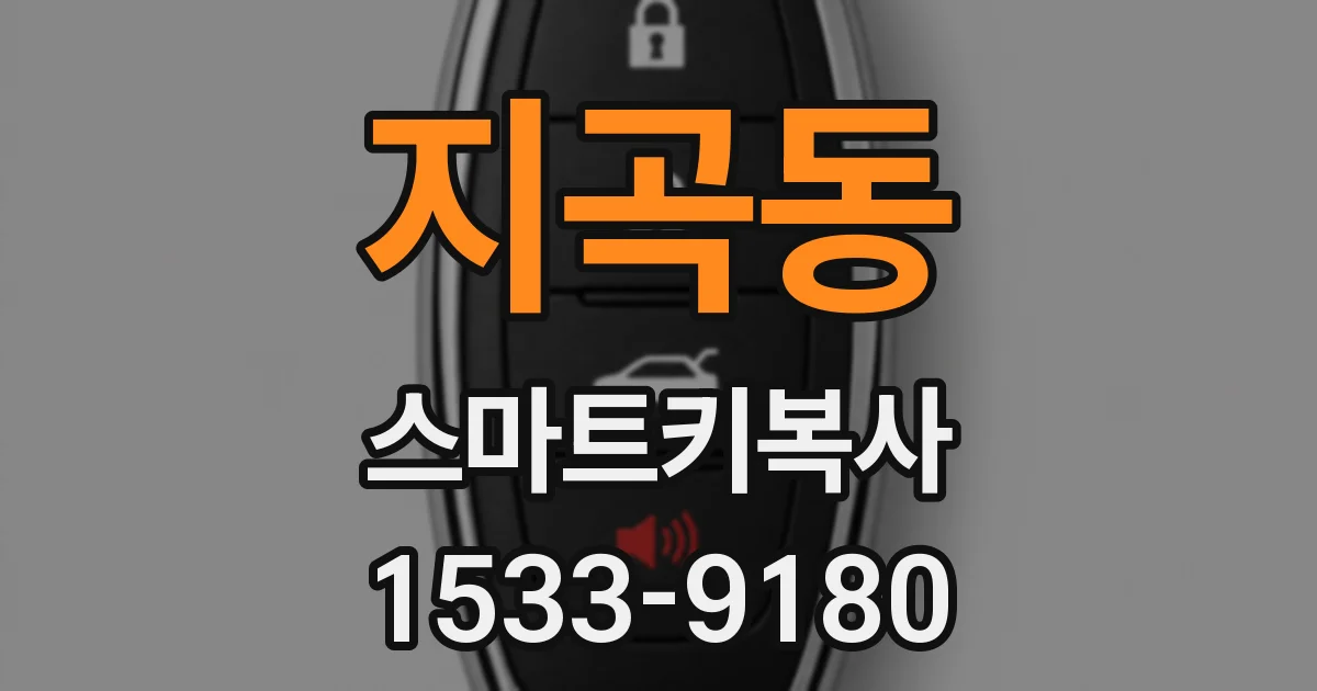 지곡동 스마트키복사