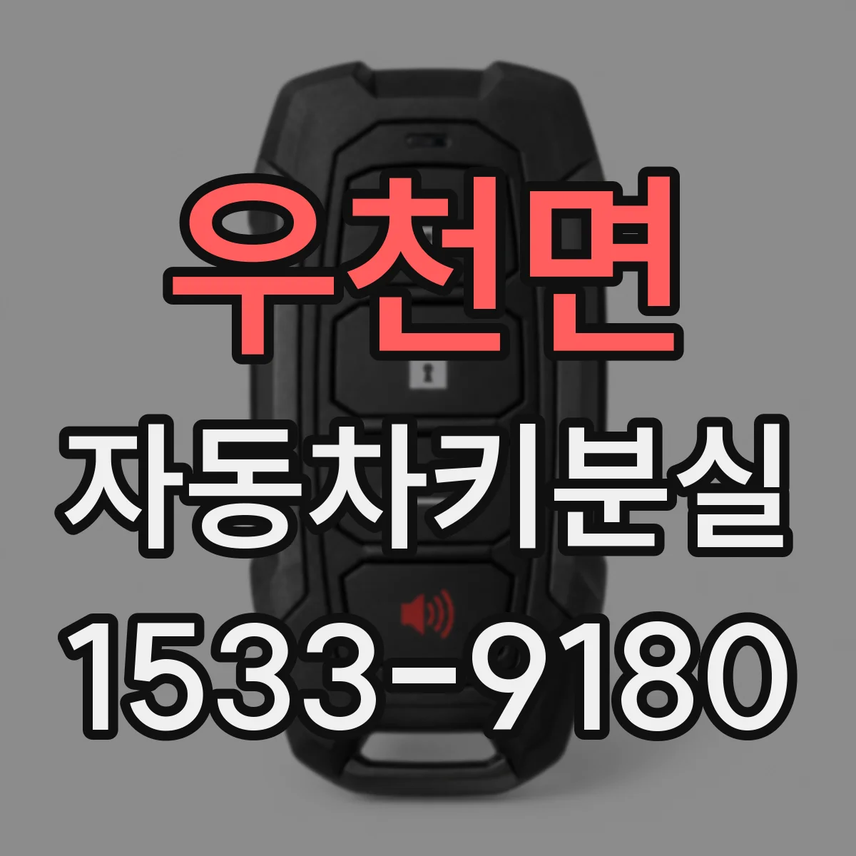 우천면 자동차키분실