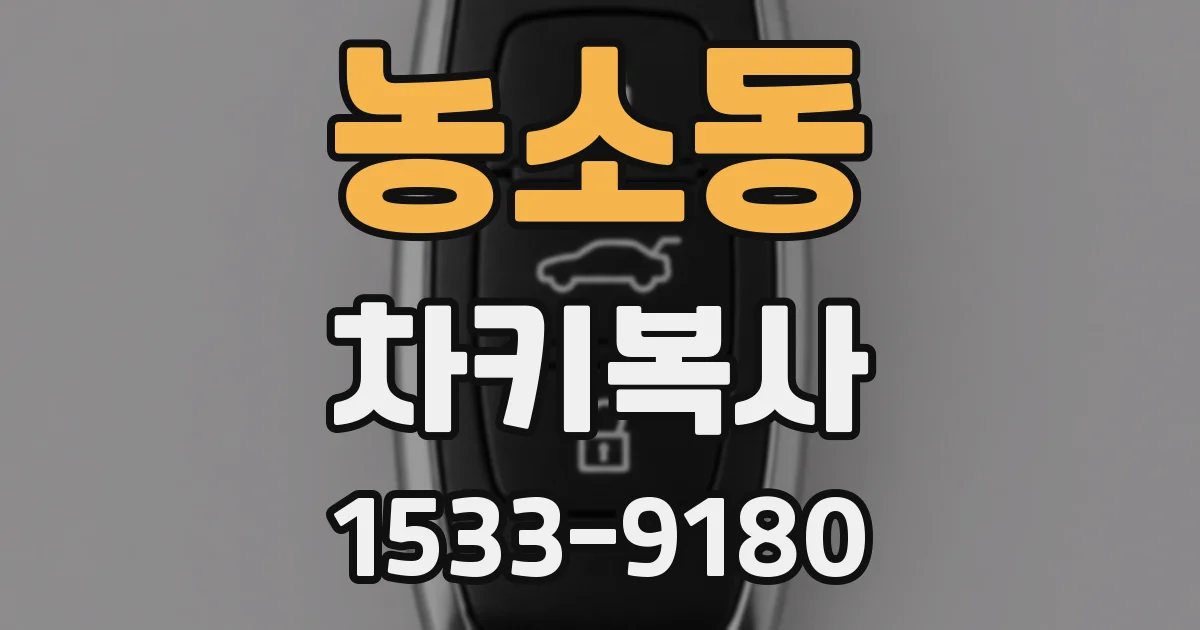 농소동 차키복사