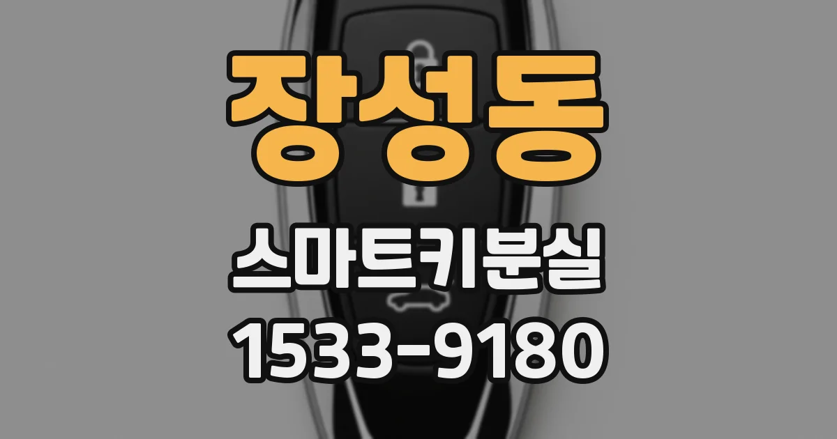 장성동 스마트키분실