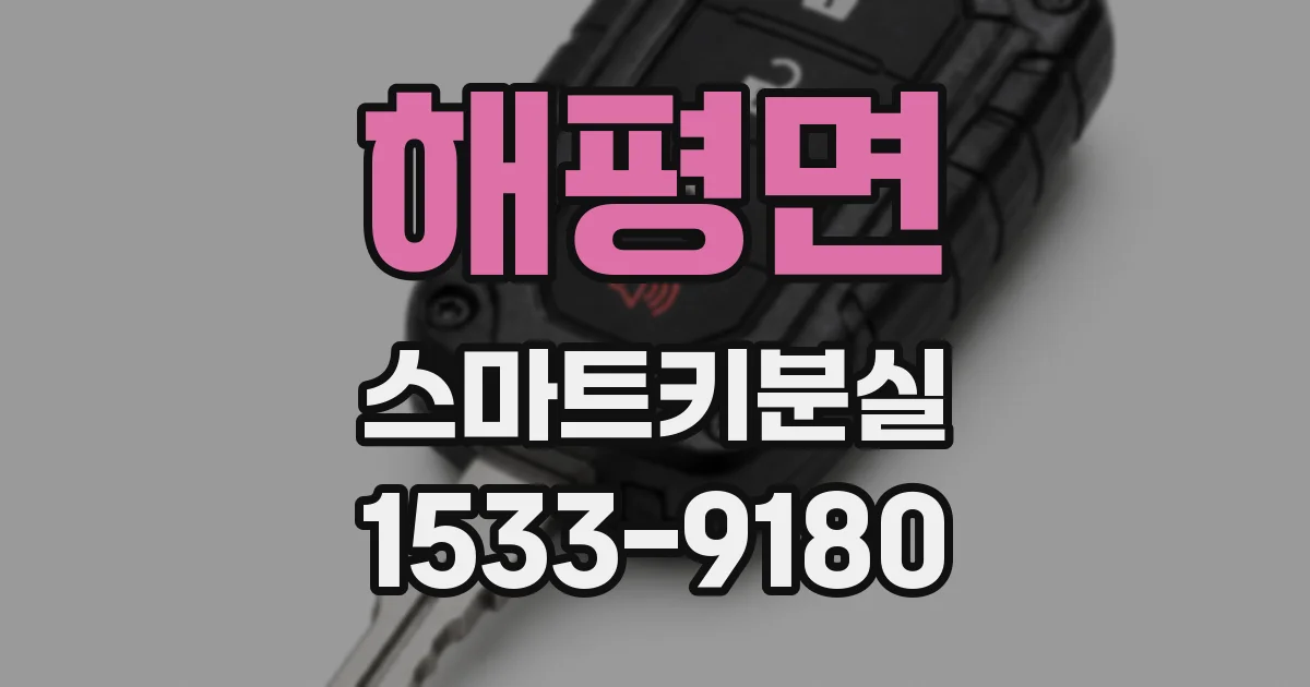 해평면 스마트키분실