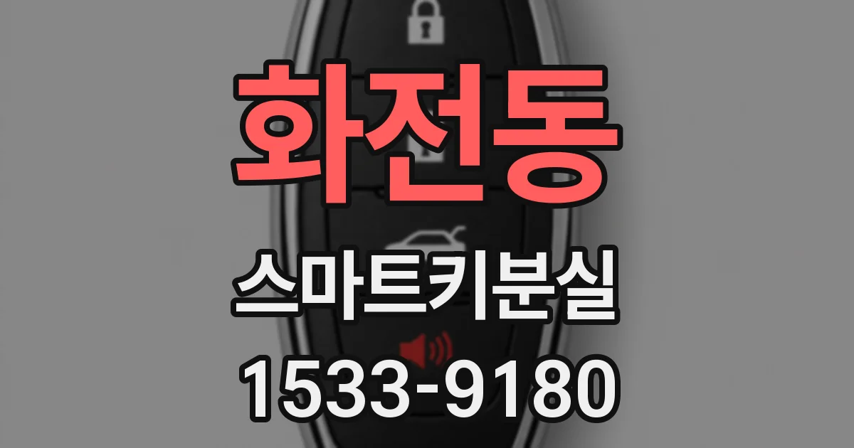 화전동 스마트키분실