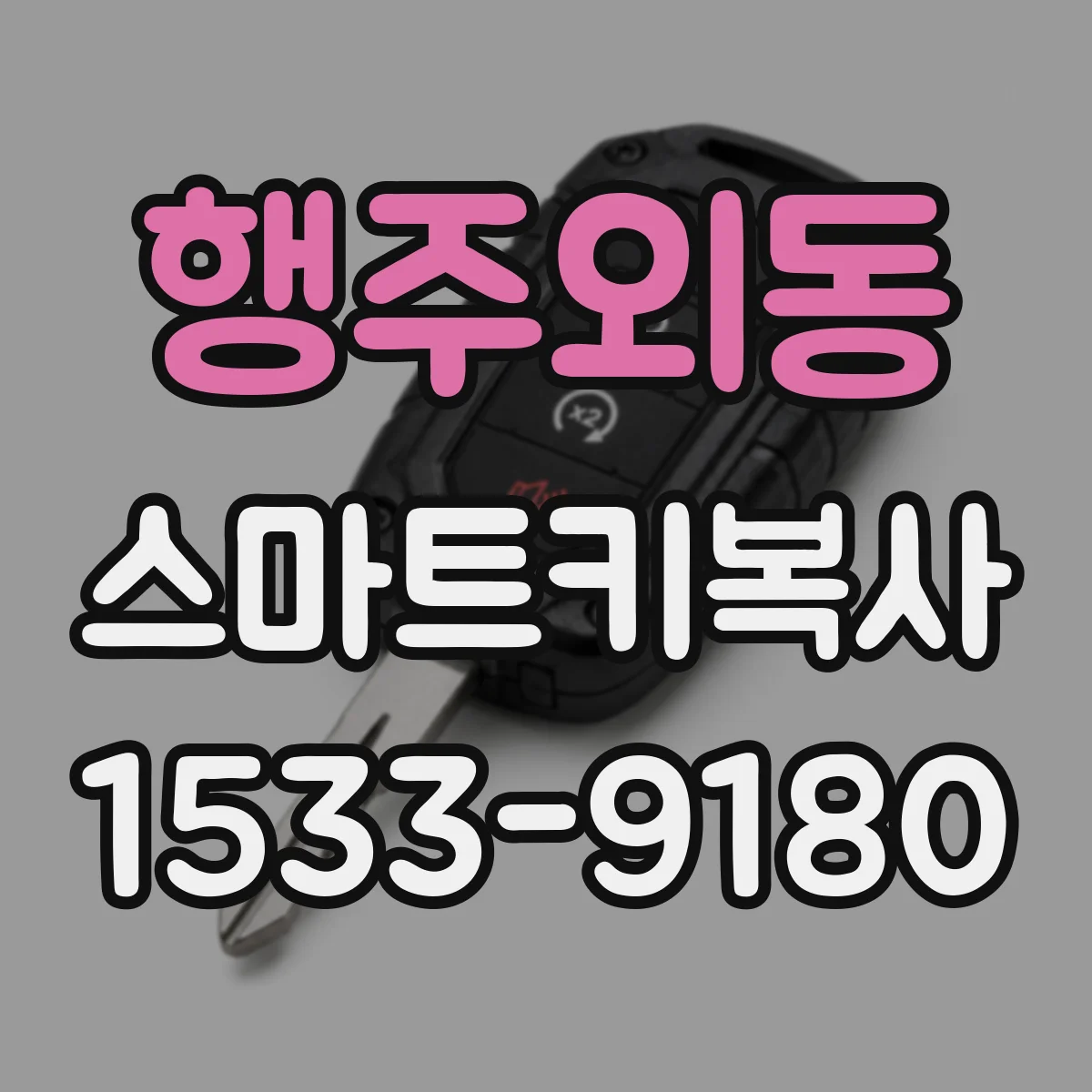 행주외동 스마트키복사