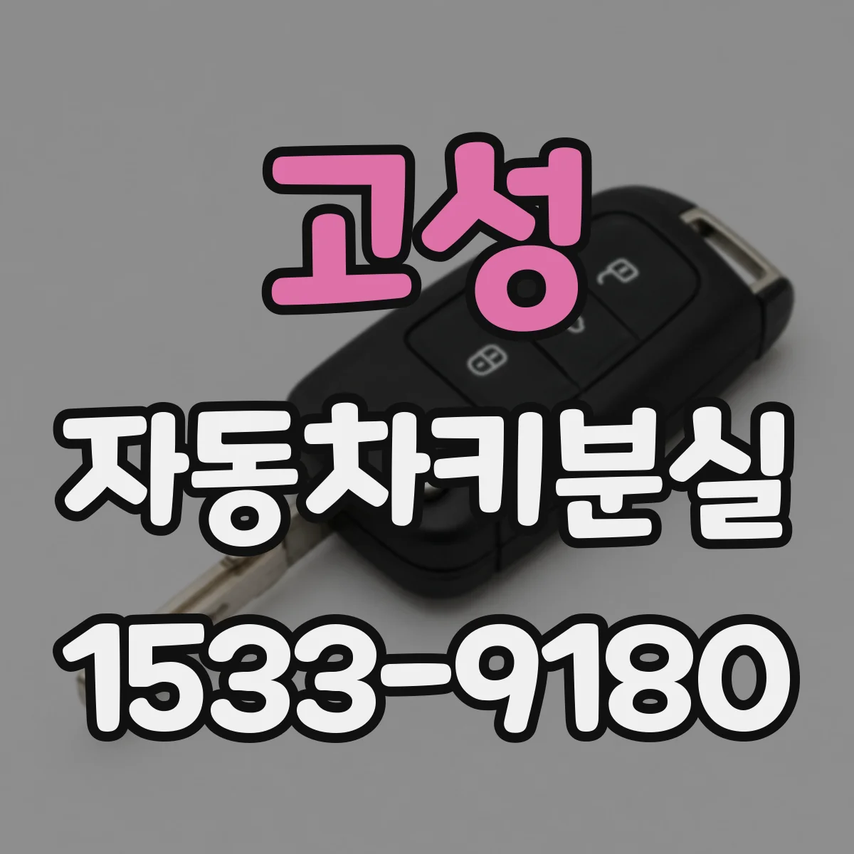 고성 자동차키분실