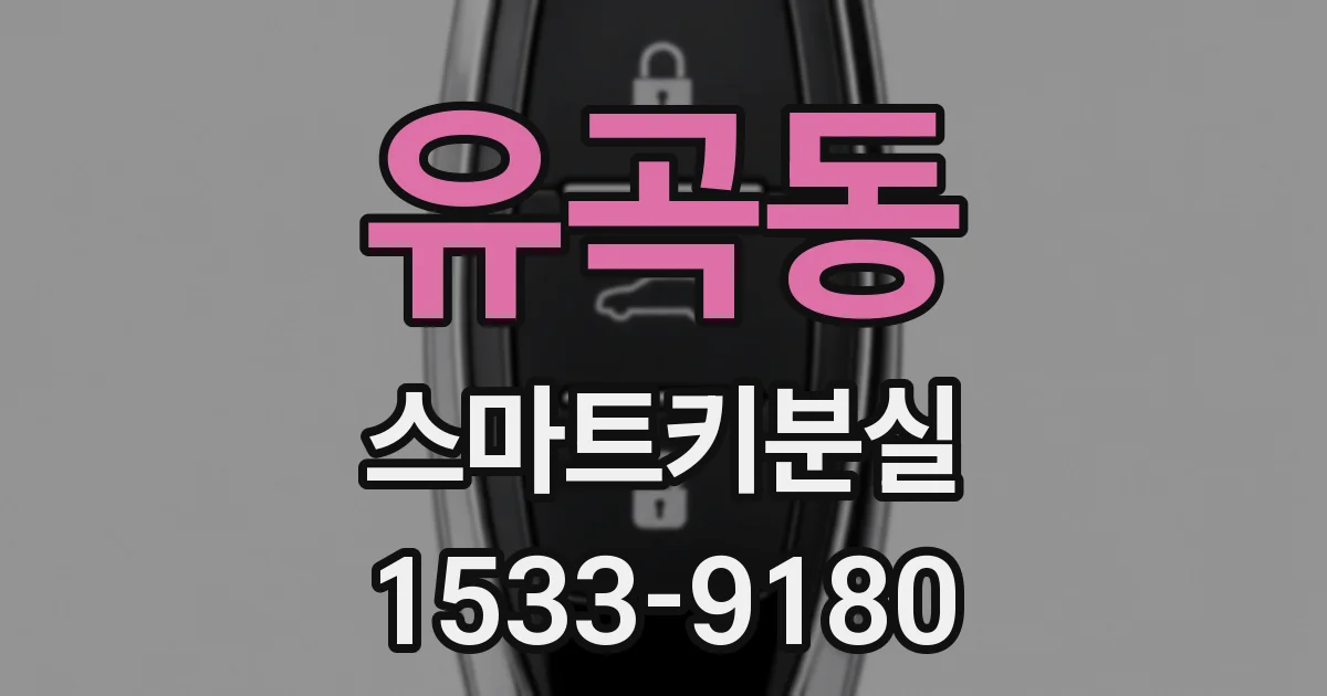 유곡동 스마트키분실