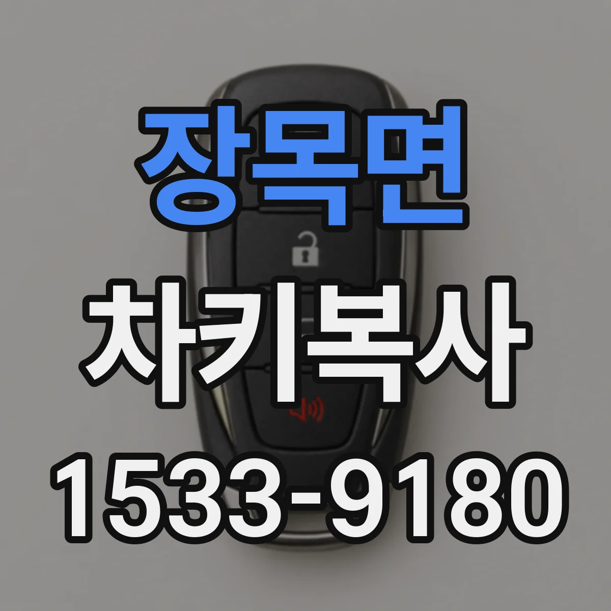 장목면 차키복사