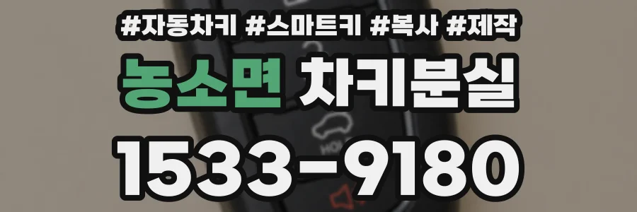 농소면 차키분실