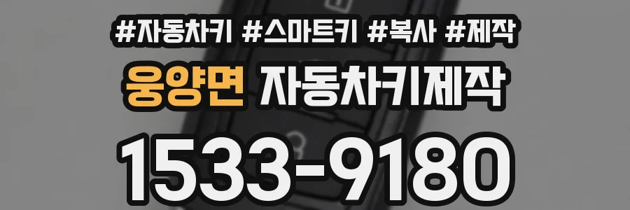 웅양면 자동차키제작