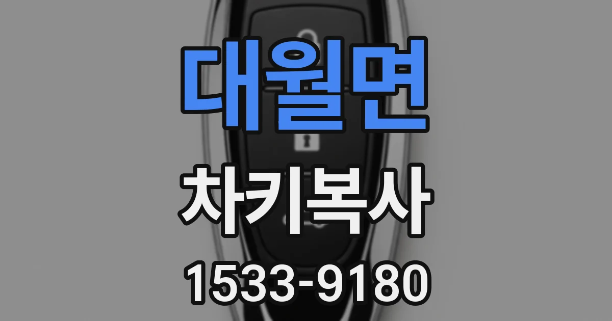 대월면 차키복사