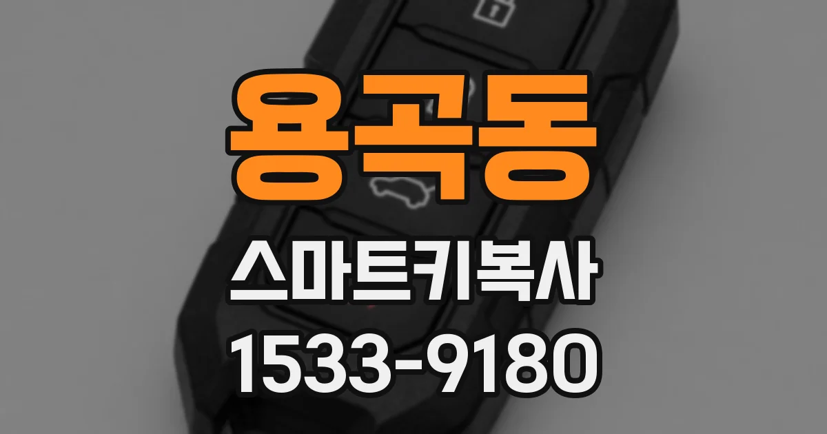 용곡동 스마트키복사
