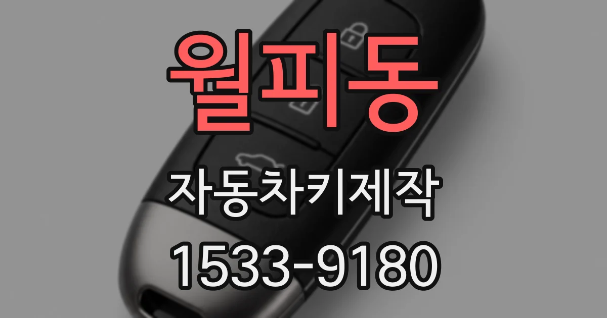 월피동 자동차키제작