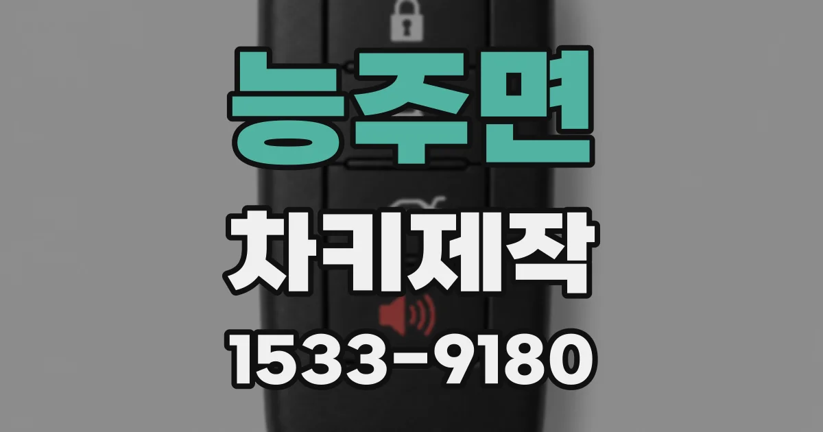 능주면 차키제작