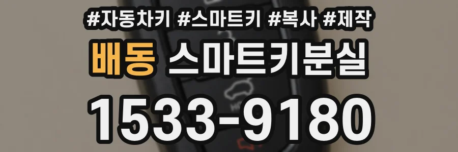 배동 스마트키분실