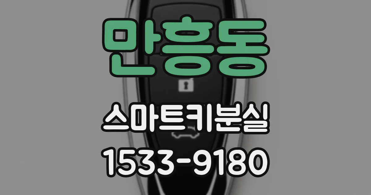 만흥동 스마트키분실
