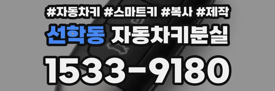 선학동 자동차키분실