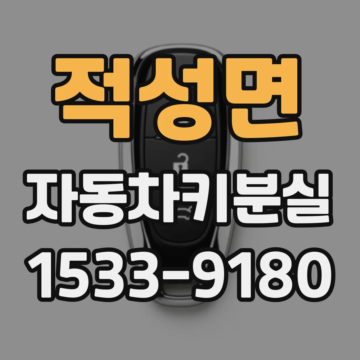 적성면 자동차키분실