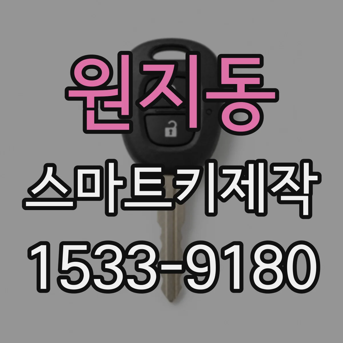 원지동 스마트키제작