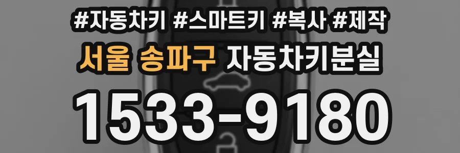 서울 송파구 자동차키분실