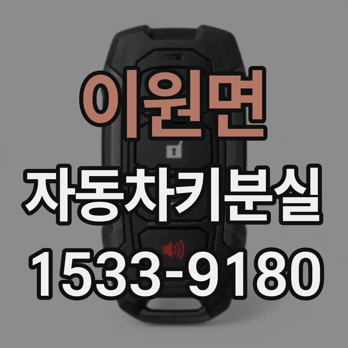 이원면 자동차키분실