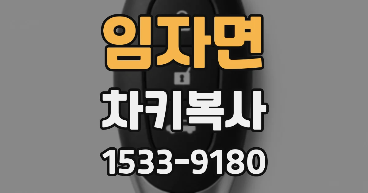 임자면 차키복사